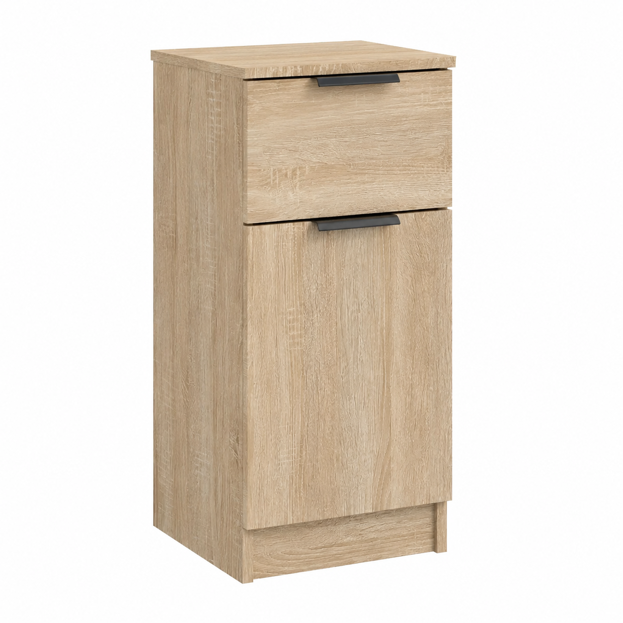 Buffet en Bois d'Ingénierie 30x30x70 cm avec Finition Chêne Sonoma