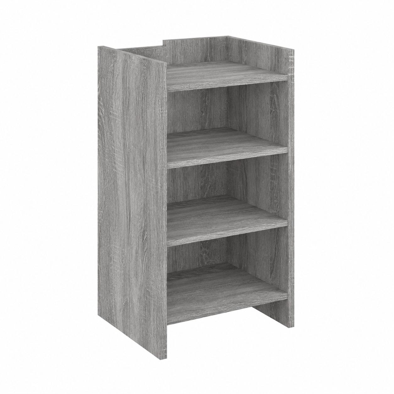 Armoire en bois gris avec rangement spacieux 45 x 35 x 75 cm