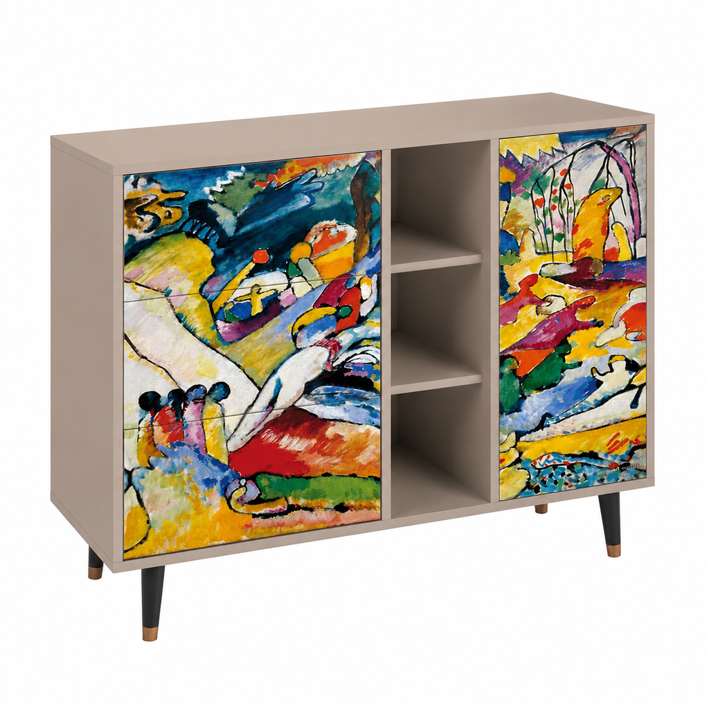 Buffet en bois clair