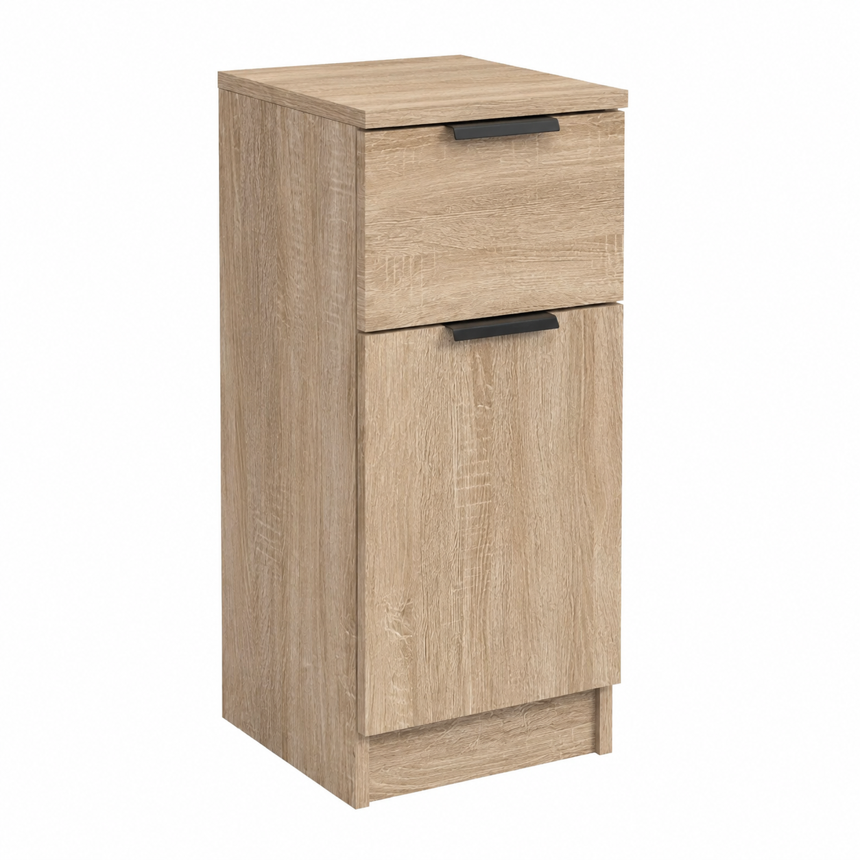 Buffet en Bois d'Ingénierie 30x30x70 cm avec Finition Chêne Sonoma