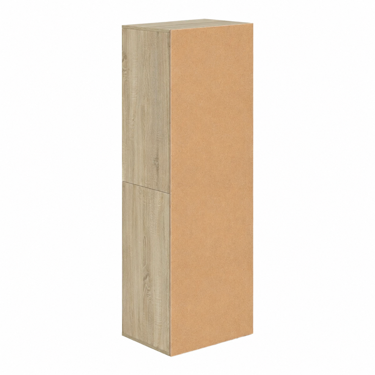 Grand meuble de rangement en bois avec finitions chêne