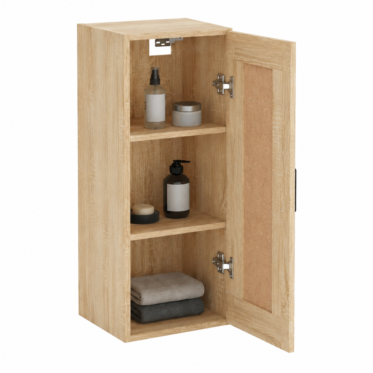 Armoire murale en bois d'ingénierie, chêne sonoma, 90x35 cm