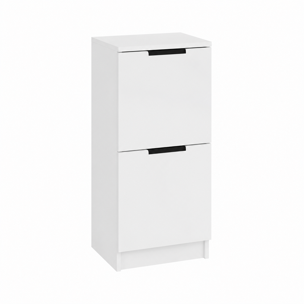 Meuble de Rangement Blanc en Bois d'ingénierie 30x30x70 cm