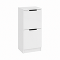 Meuble de Rangement Blanc en Bois d'ingénierie 30x30x70 cm
