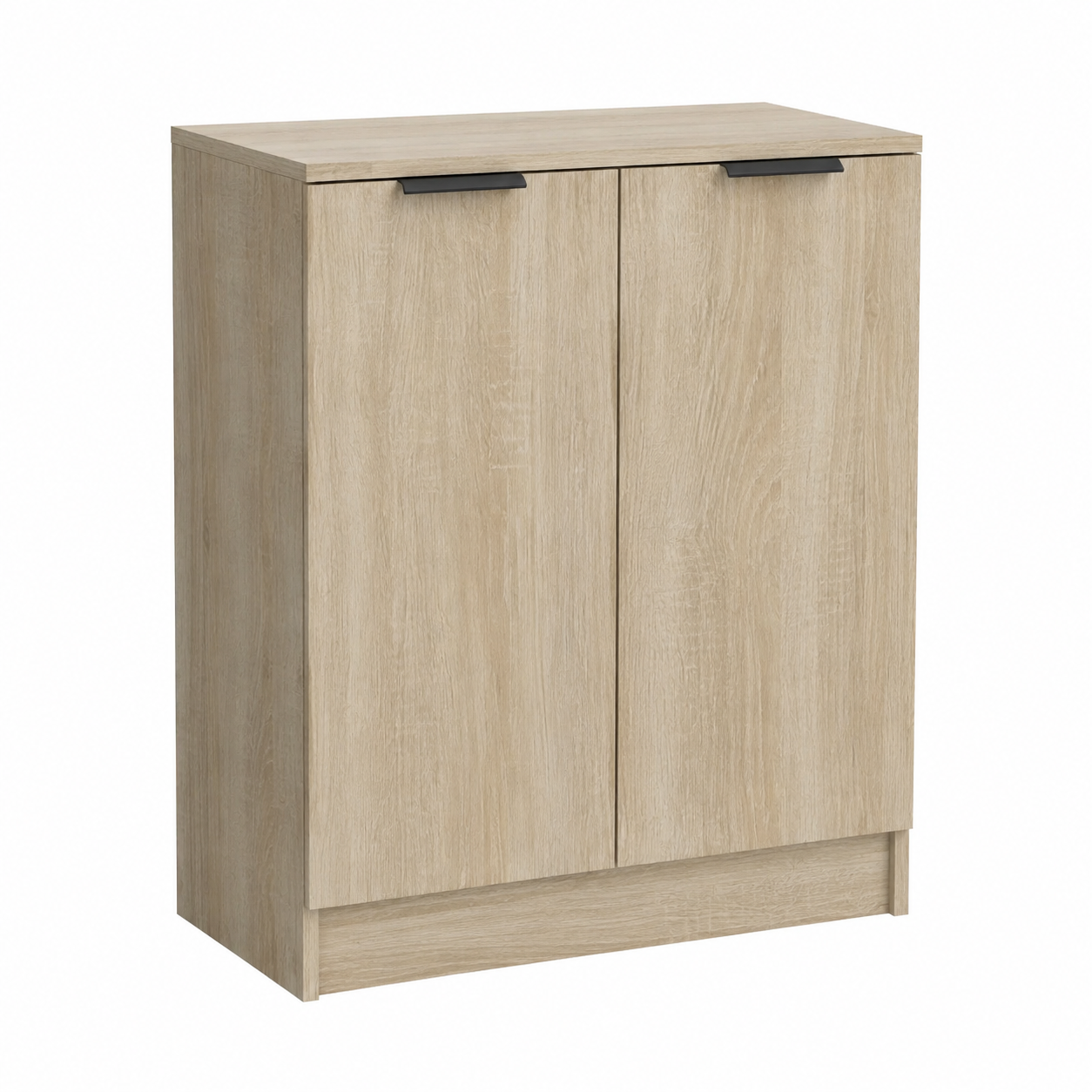 Buffet de Rangement en Bois de Chêne 60x30x70 cm