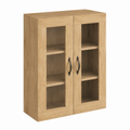 Meuble de rangement mural en bois clair