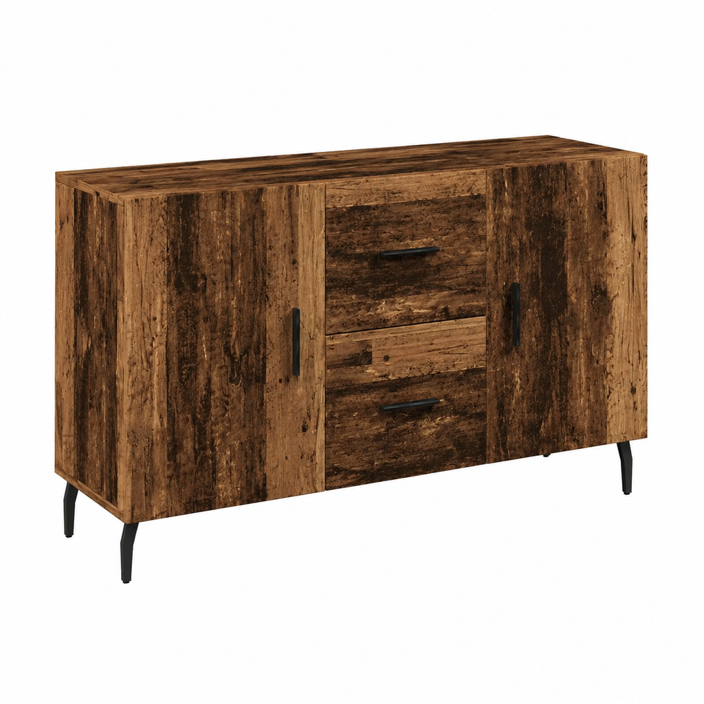 Buffet en bois recyclé 100x36x60 cm