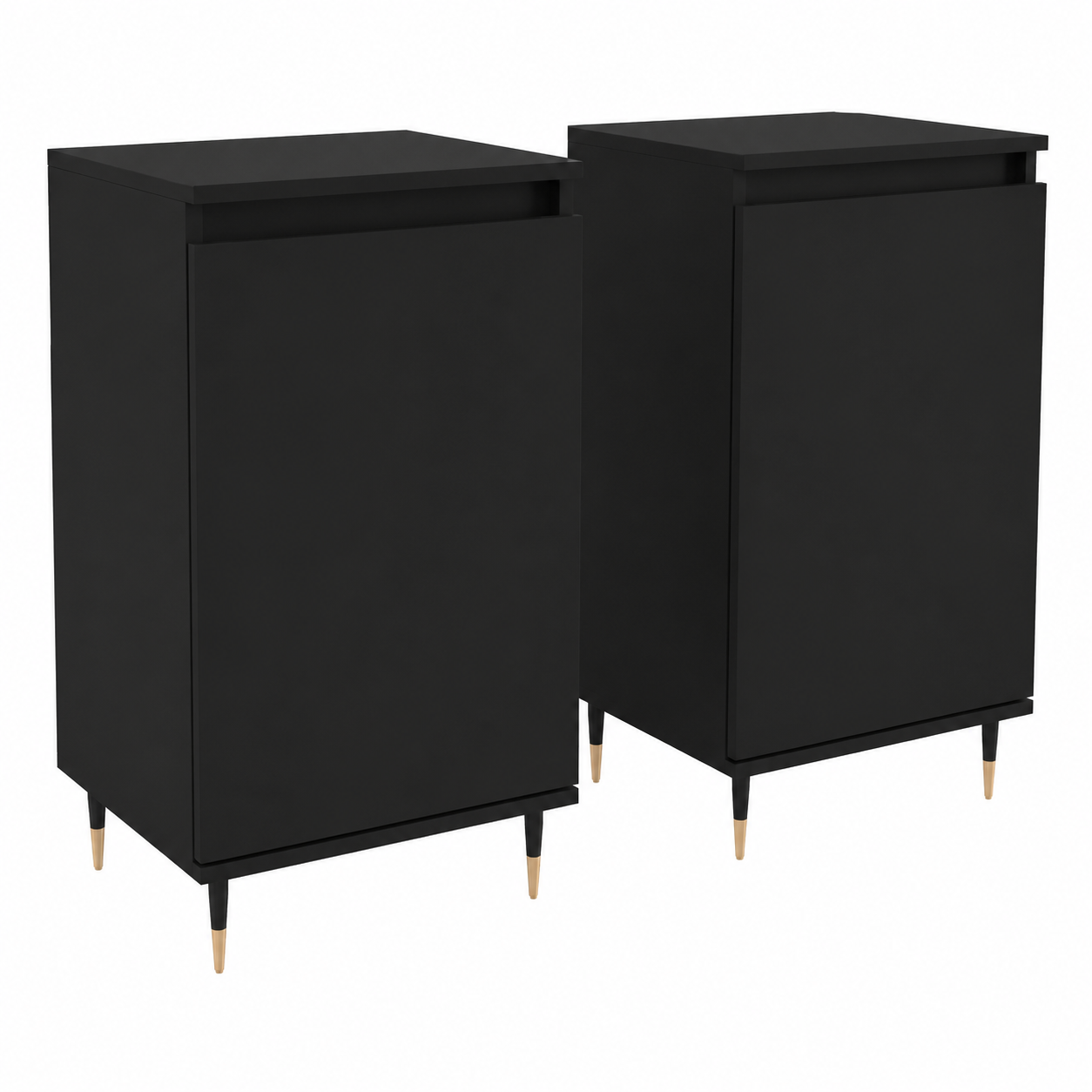 Ensembles de buffets noirs en bois 40x35x70 cm