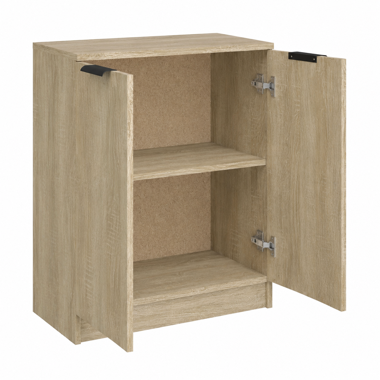 Buffet de Rangement en Bois de Chêne 60x30x70 cm