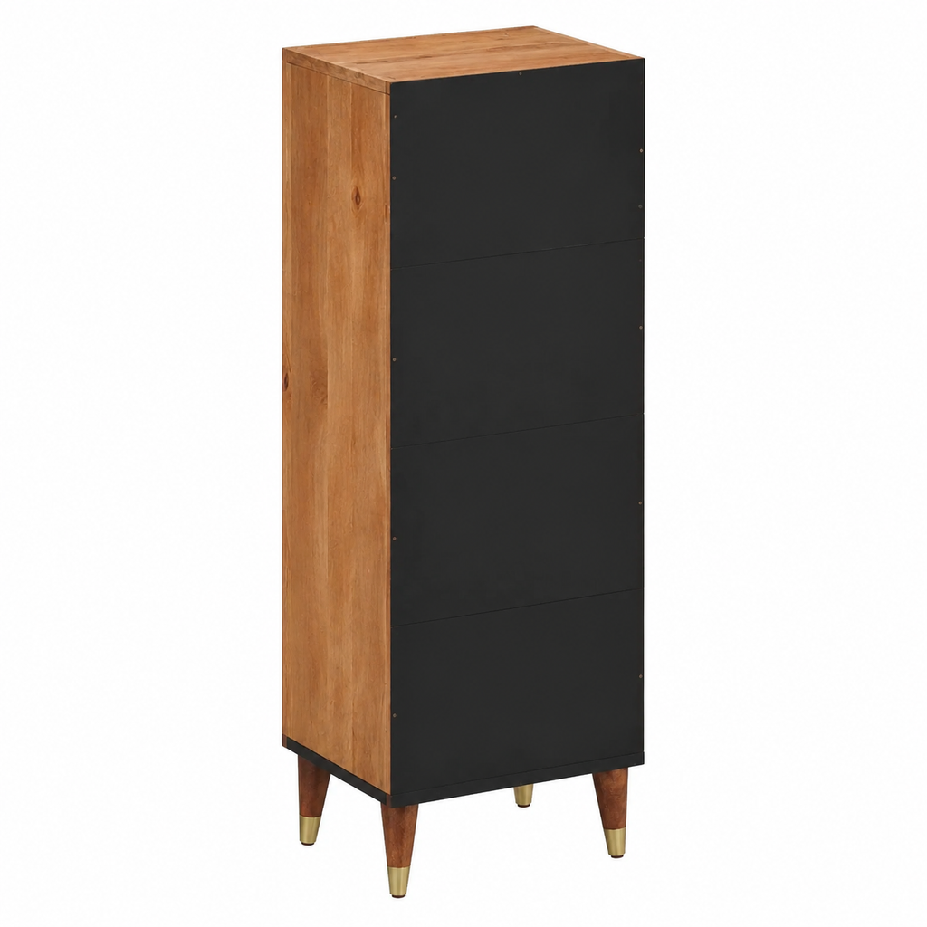 Buffet en bois de manguier 40x33x110 cm